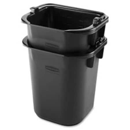 Rubbermaid RCP1857378CT 5 Qt. Executive Heavy-Duty Pail; Black